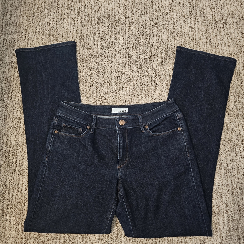 LOFT Women's Dark Blue Jeans